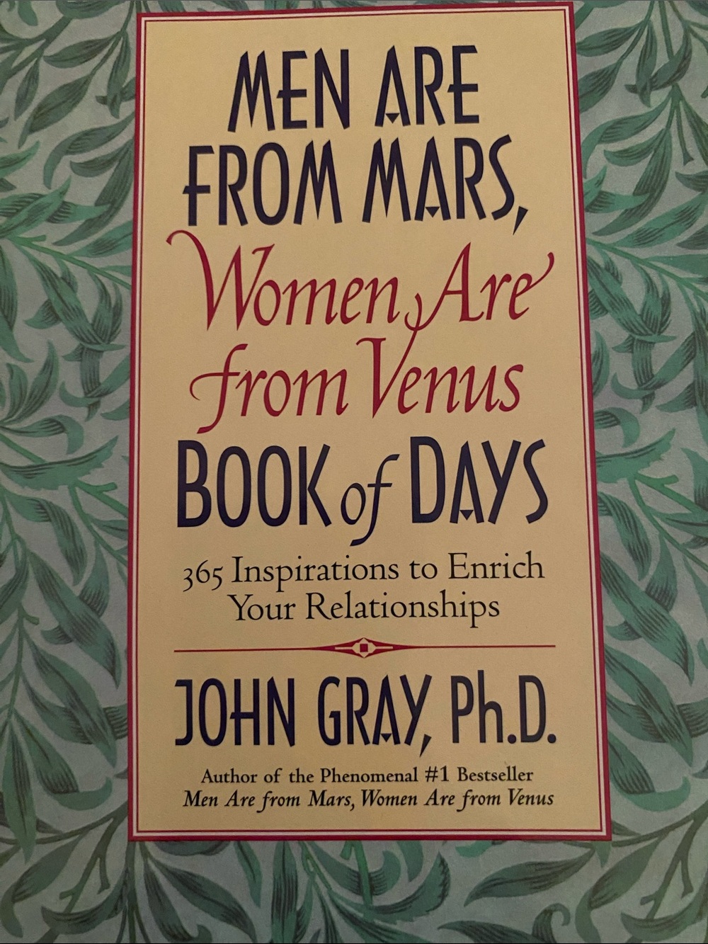 Men Are From Mars, Women Are From Venus Book of Days - Yellow Cover hardcover